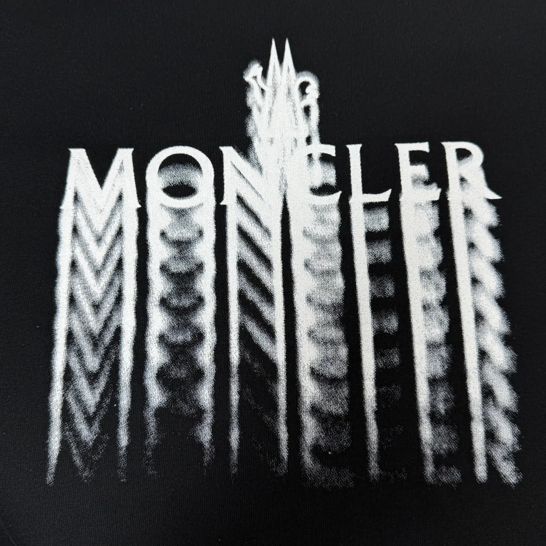 MON*CLER 26 New Arrival T ～ Same Style～ Premium ！ logo ，Premium ， ， ， ， ， ， ， ， ， ！！ ：Black White Size：M-XXXL